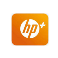 Logo of our voiceover client HP+