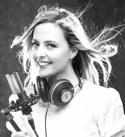 Francesca P -  voiceover artist with deVine Voices  voiceover agency