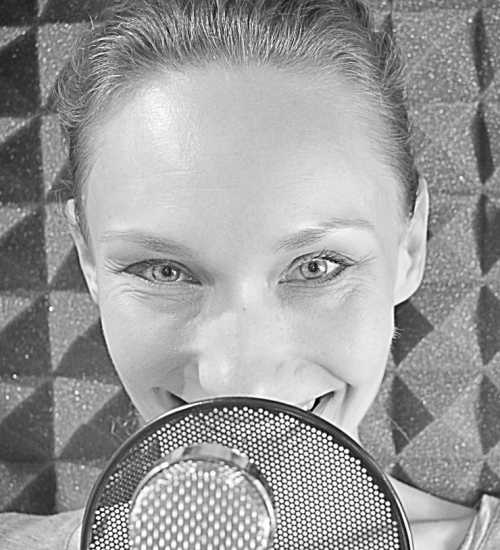 Monika P -  voiceover artist with deVine Voices  voiceover agency